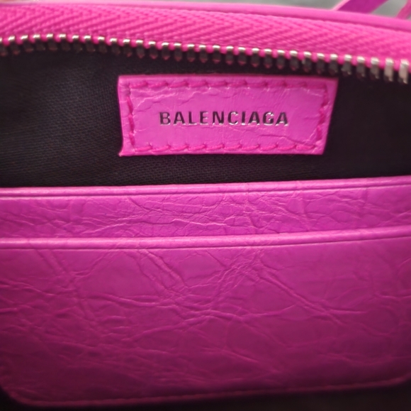 BALENCIAGAAgneau Le Cagole Mini Purse Lipstick Pink - Picture 3 of 4